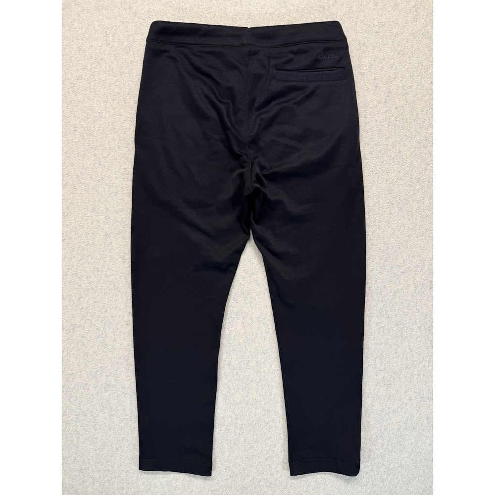 Rapha Transfer Trousers Mens XS Black Wool Blend Commuter Pants Cropped - Picture 8 of 10